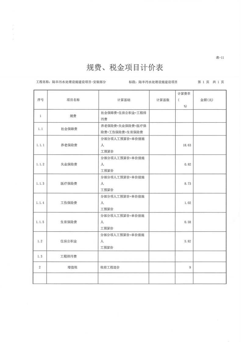 陆丰污水处理设施建设项目更正公告
